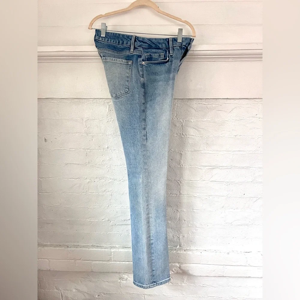 Frame Le Mini Boot in Kerwin Wash Mid Rise Light Wash NWOT Size 28 - Picture 5 of 16